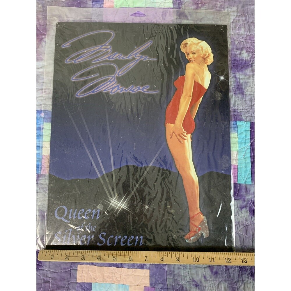 Marilyn Monroe Wall Decor Picture on Tin 12.5x16 Queen Of The Silver Screen Sign - Picture 2 of 3